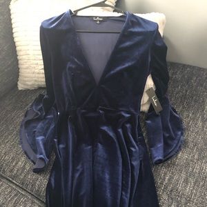 Lulu’s navy blue dress sz sm
